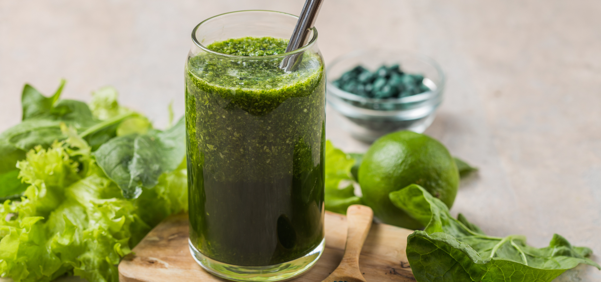 Recette de Smoothie vert à la chlorelle Sol Semilla