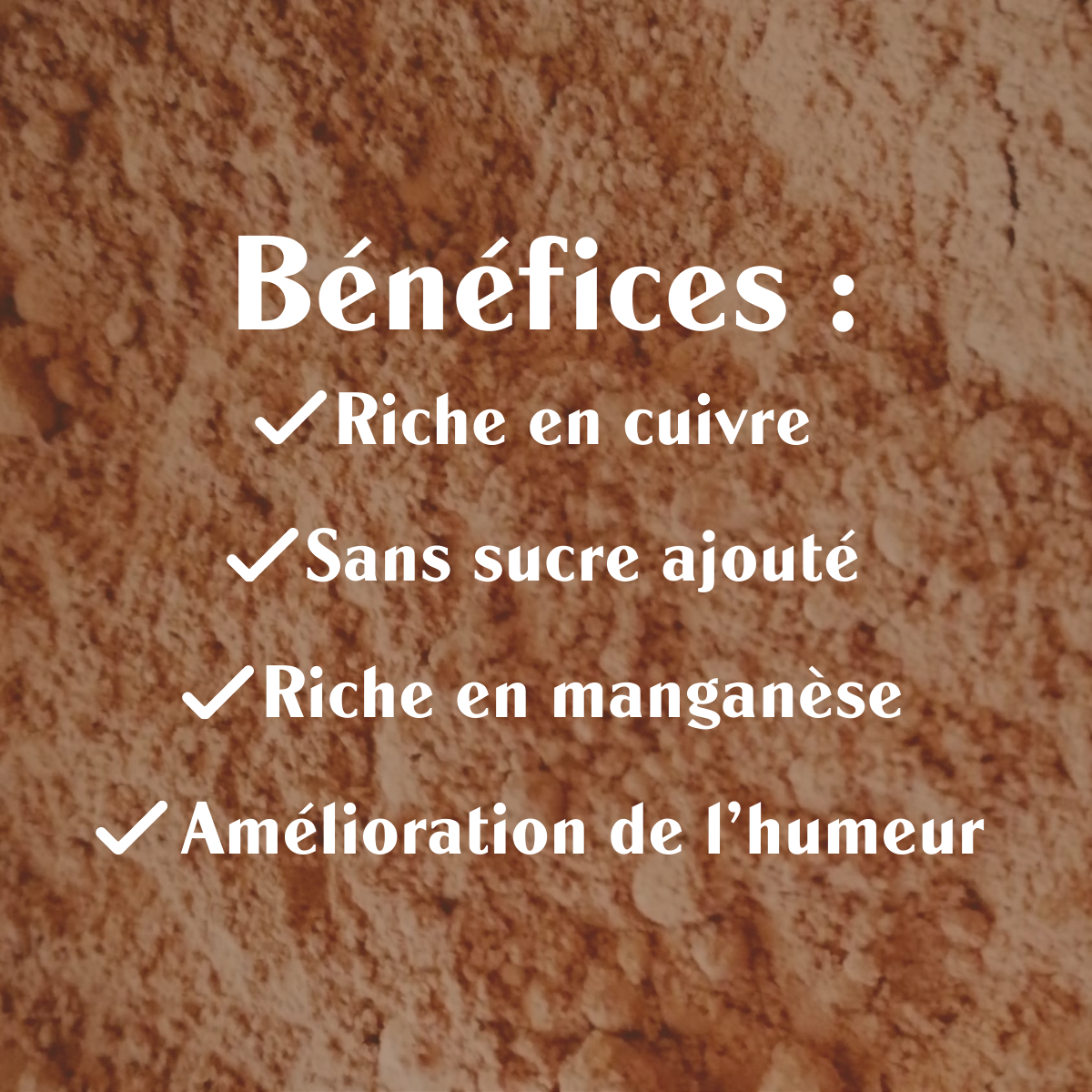 Cacao BIO Cru - Poudre - Sol Semilla