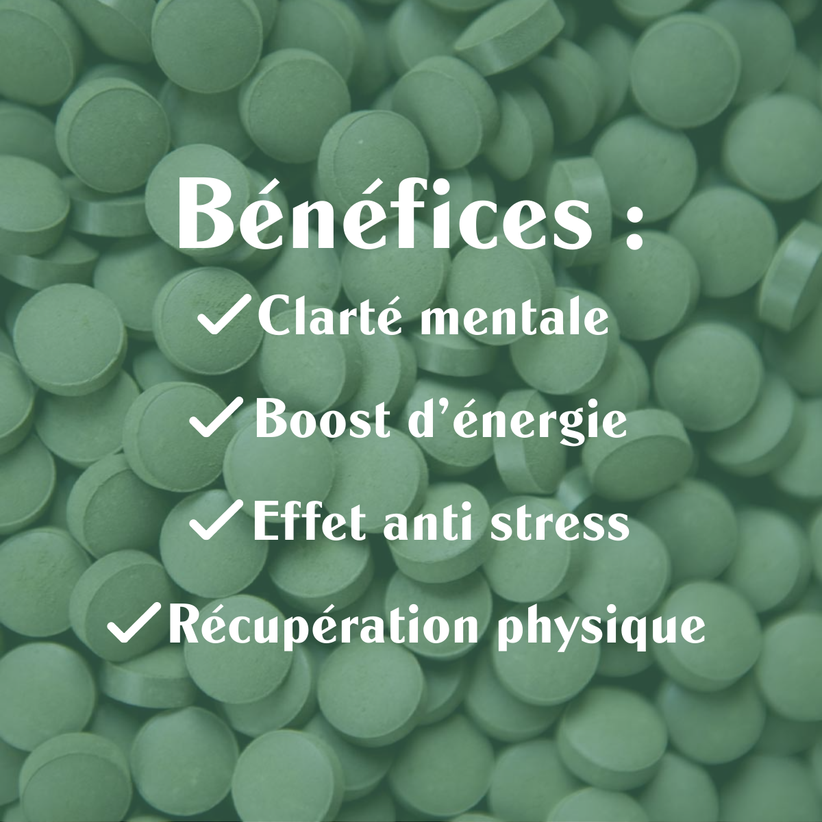 Klamath Crue BIO - Comprimés - Sol Semilla - Bénéfices