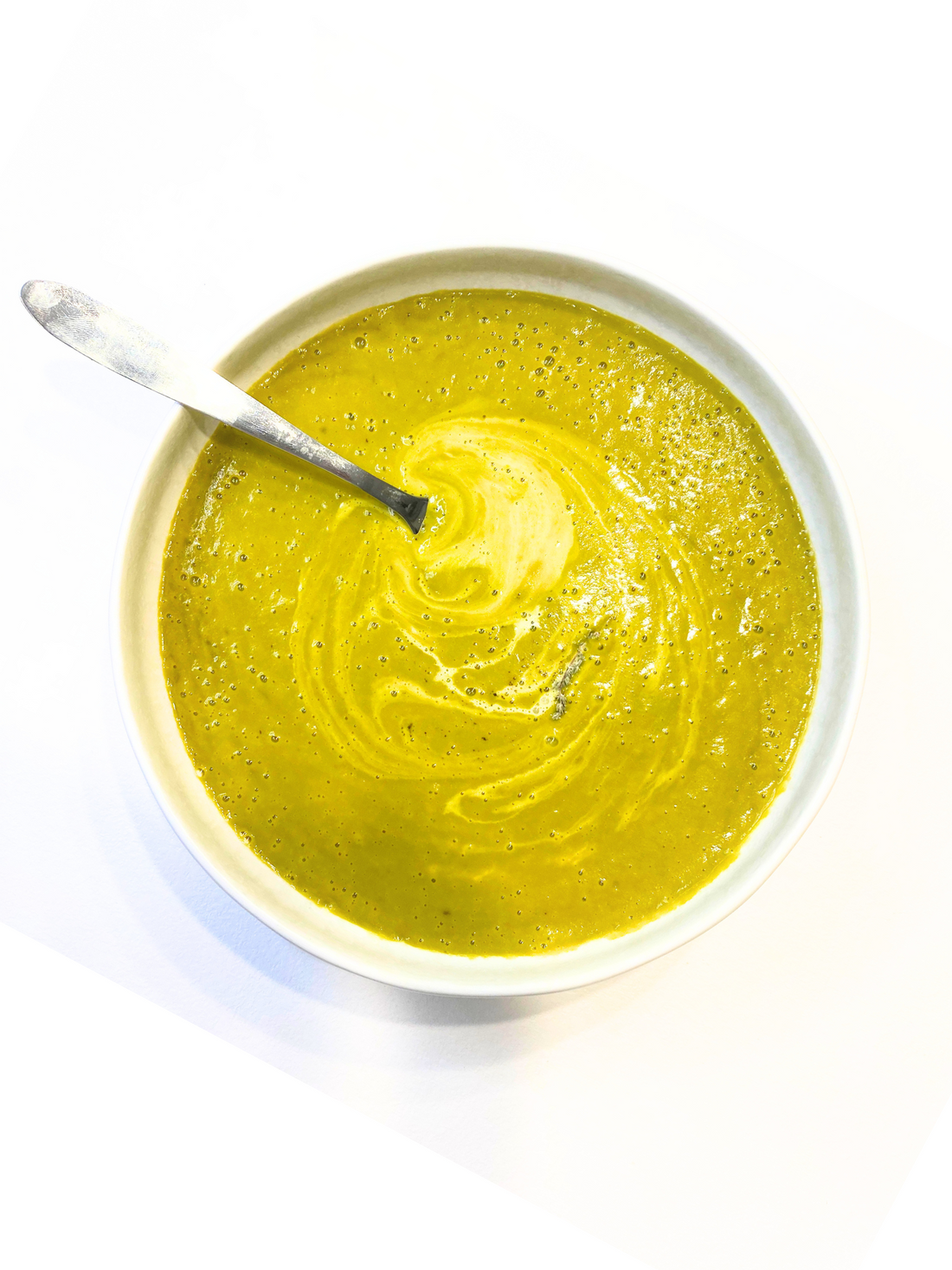 Recette de Soupe Velouté au Potiron et à la Spiruline Sol Semilla