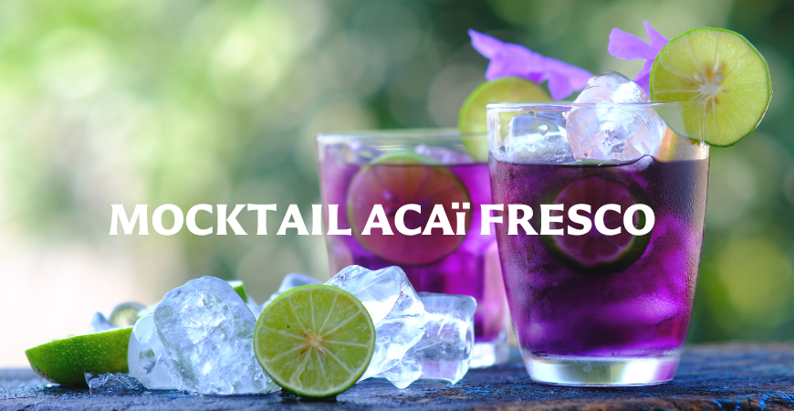  Recette du mocktail à base de l'açaï fresco par Sol Semilla