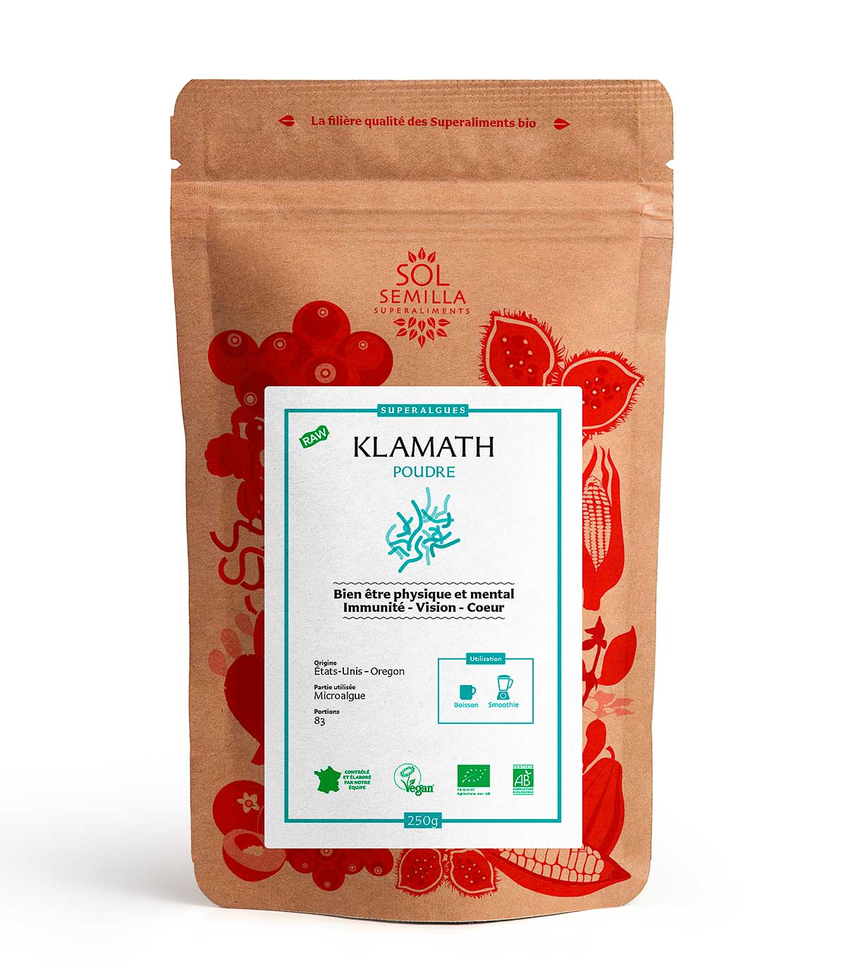 Klamath Raw Organic - Powder