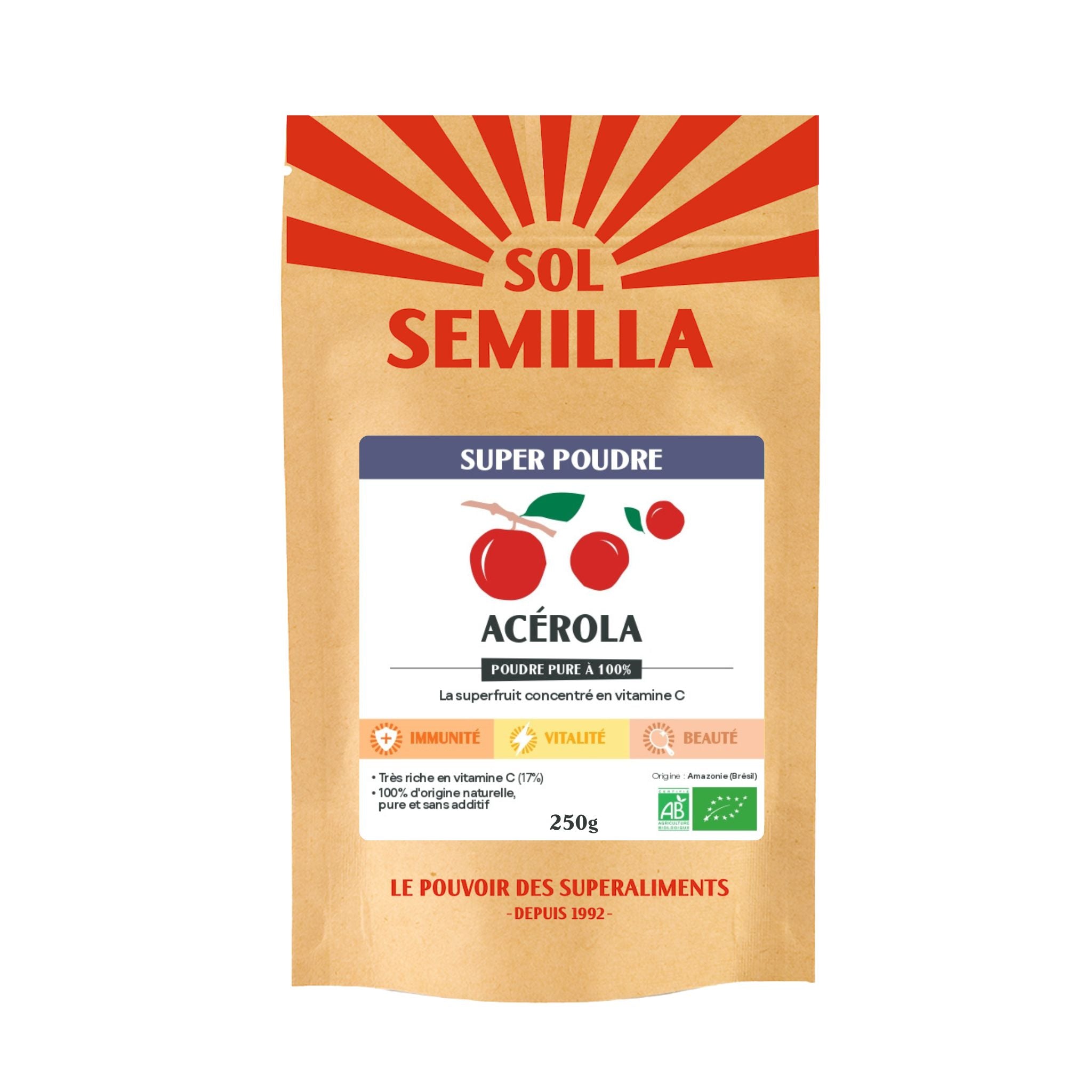 Acerola 17% Bio - Poudre
