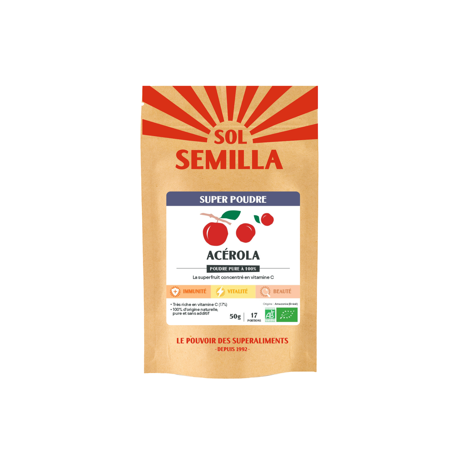 Acerola 17% Bio - Poudre