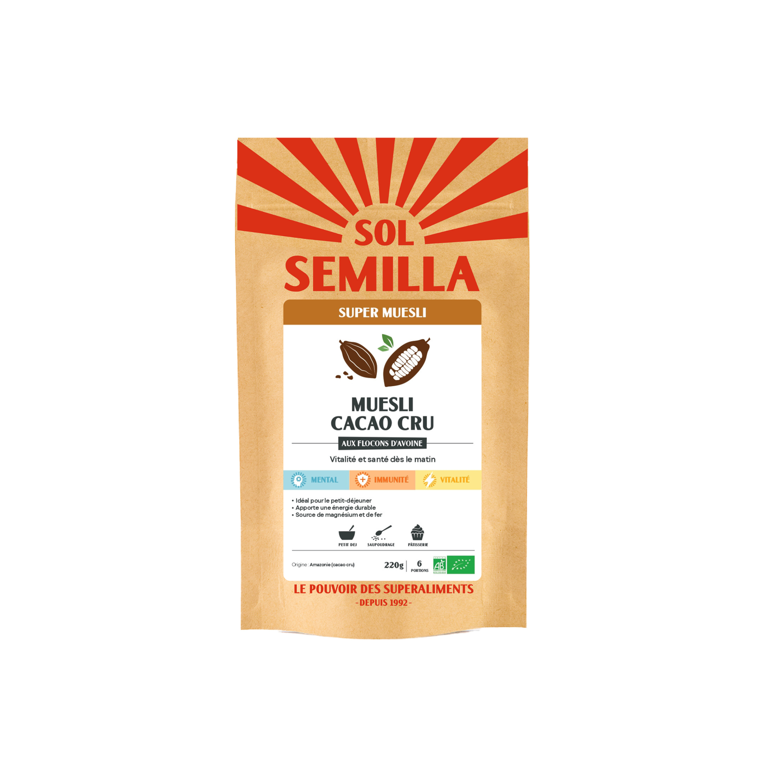 Müesli Cacao Cru BIO