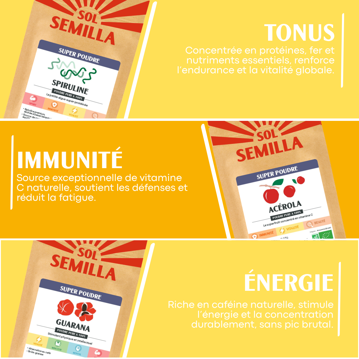 Pack Vitalité - Sol Semilla