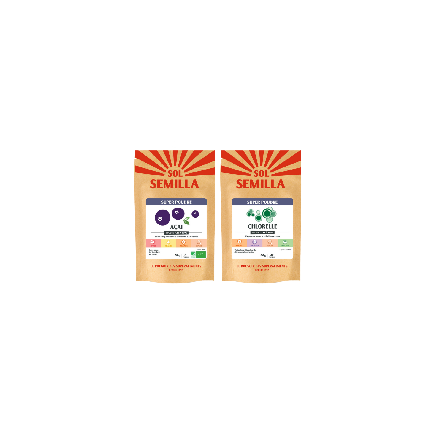 Pack Chlorelle & Açaï