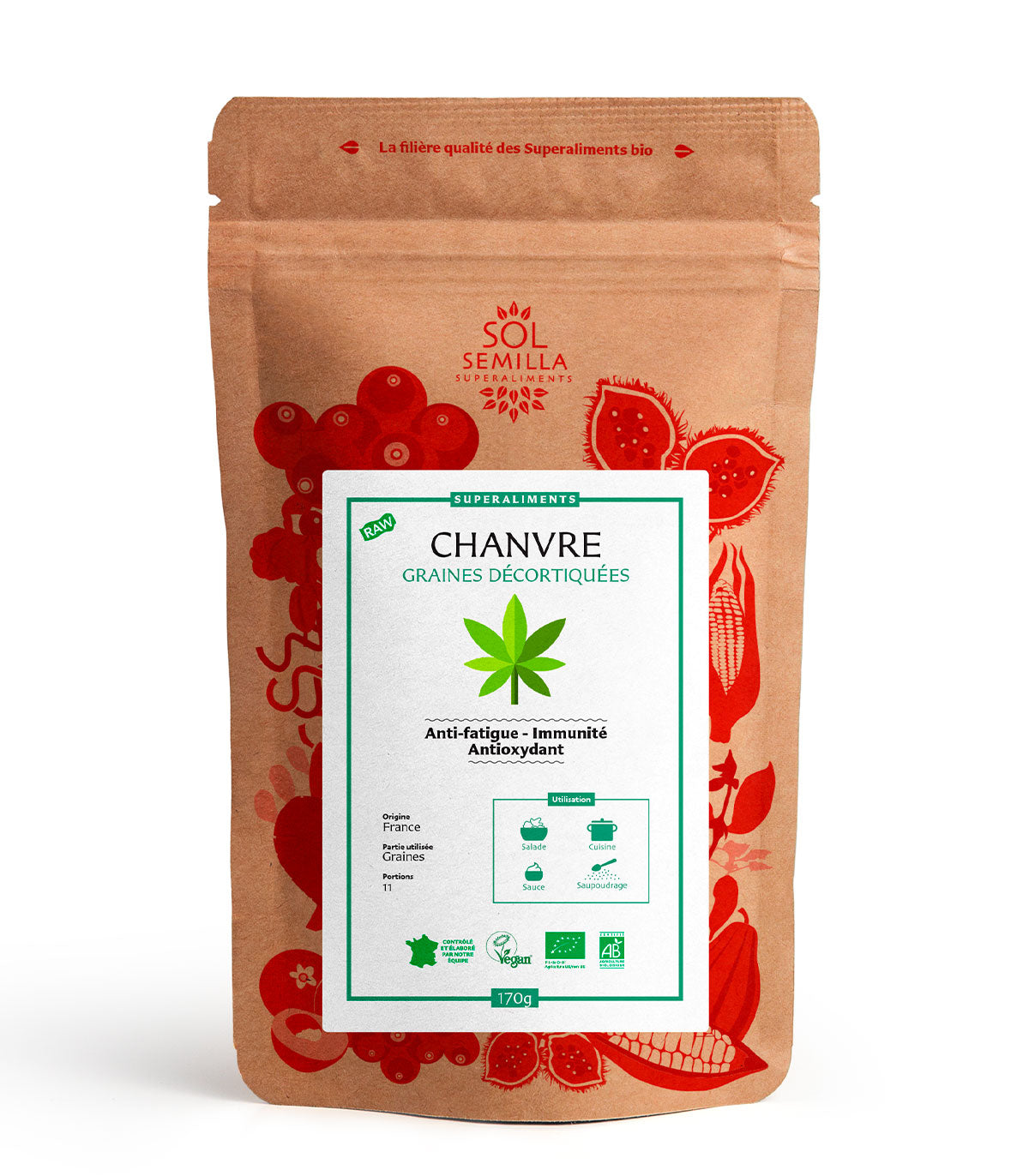 Organic Hemp - Shelled Seeds 