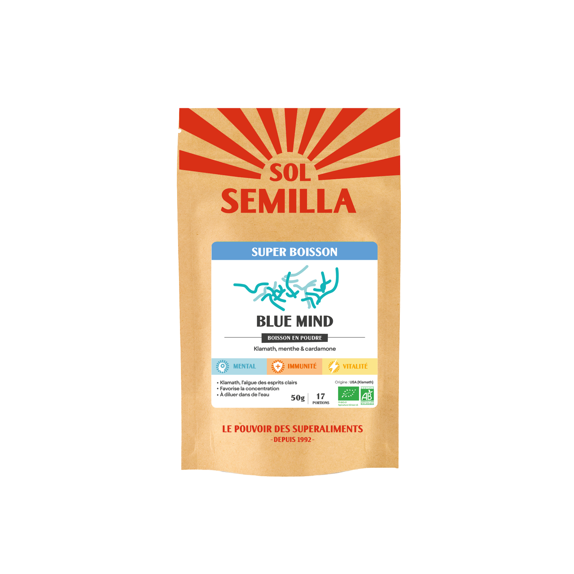 Boisson Blue Mind Klamath BIO - Sol Semilla