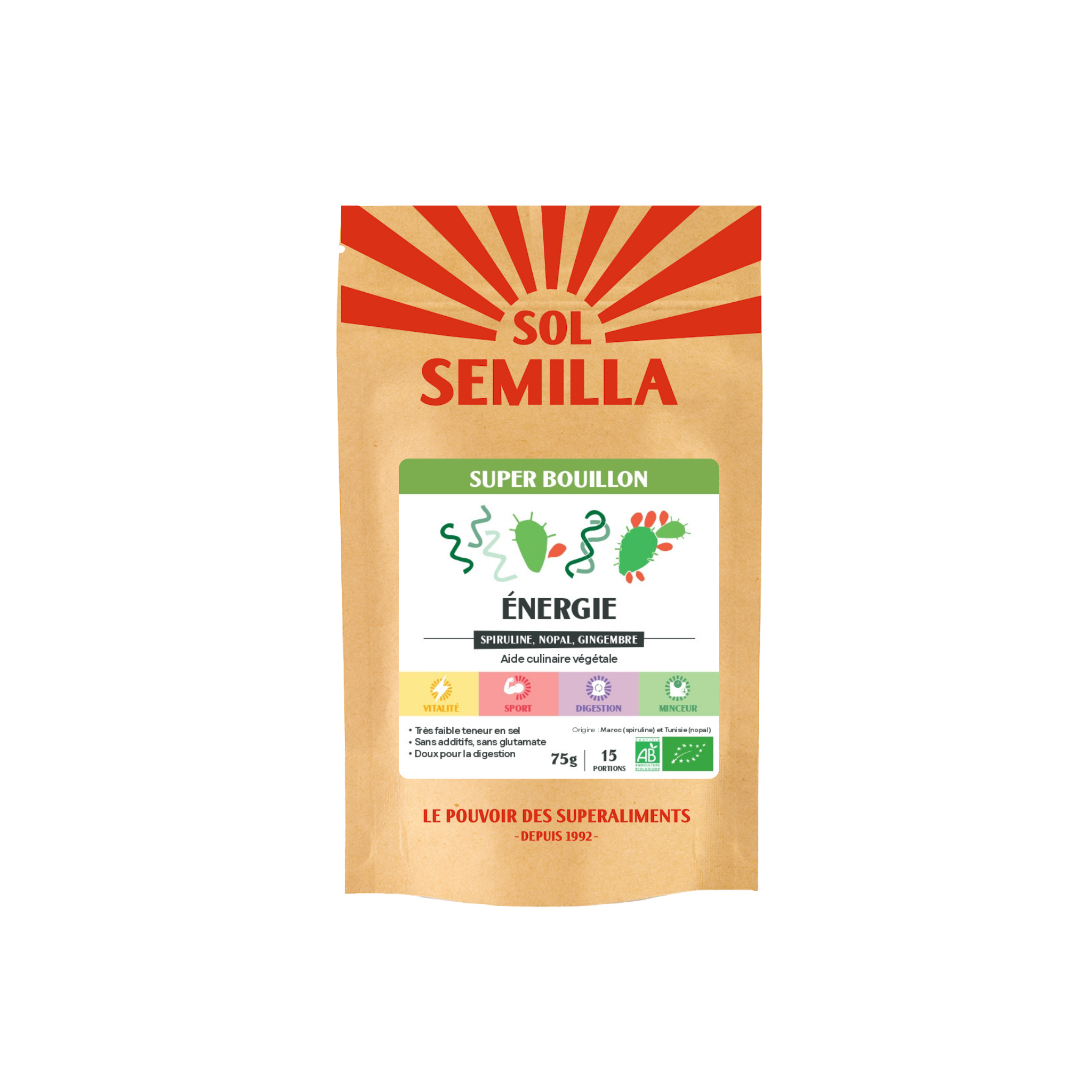 Bouillon Energie BIO - 75g