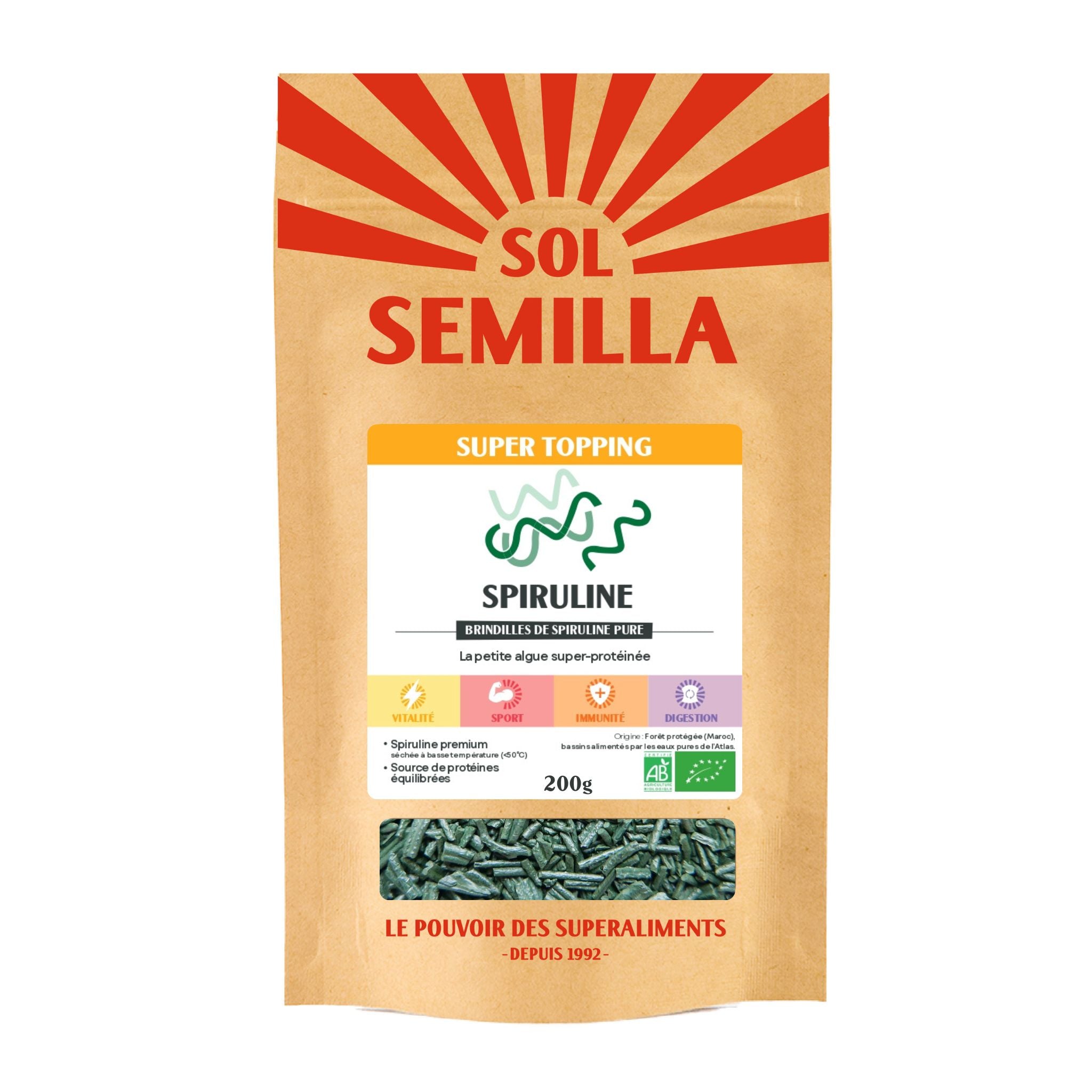 Spiruline BIO Crue - Brindilles